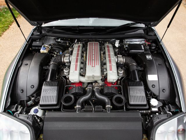 V12 Engine in the Ferrari 575M MARANELLO