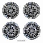 Set of 4 19 inch Liquid Silver Wheels for Aston Martin V12 Vantage