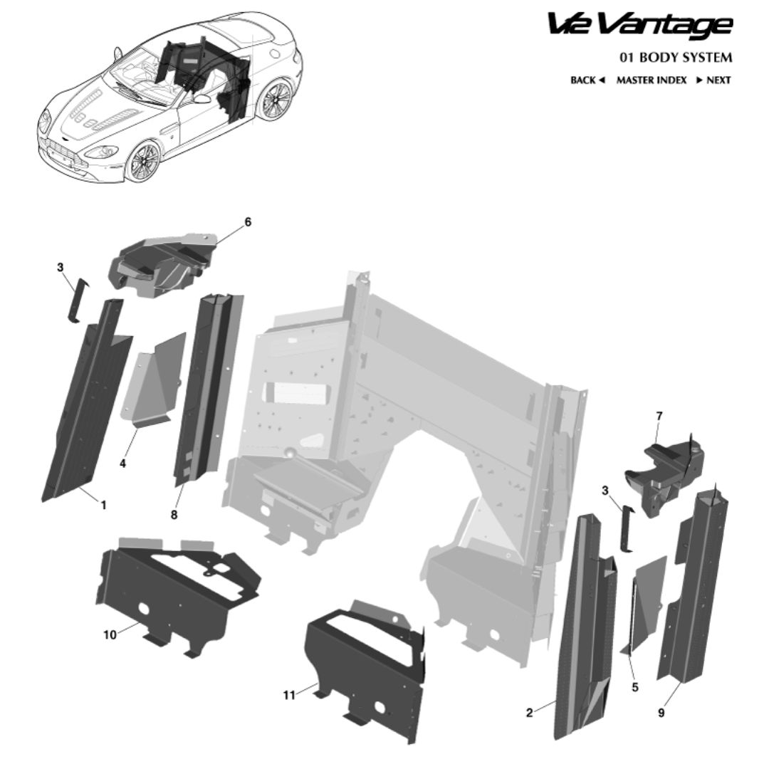 V12 Vantage Underbody Rear