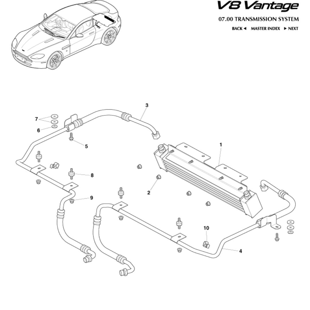 V8 Vantage Transmission Parts Aston Store