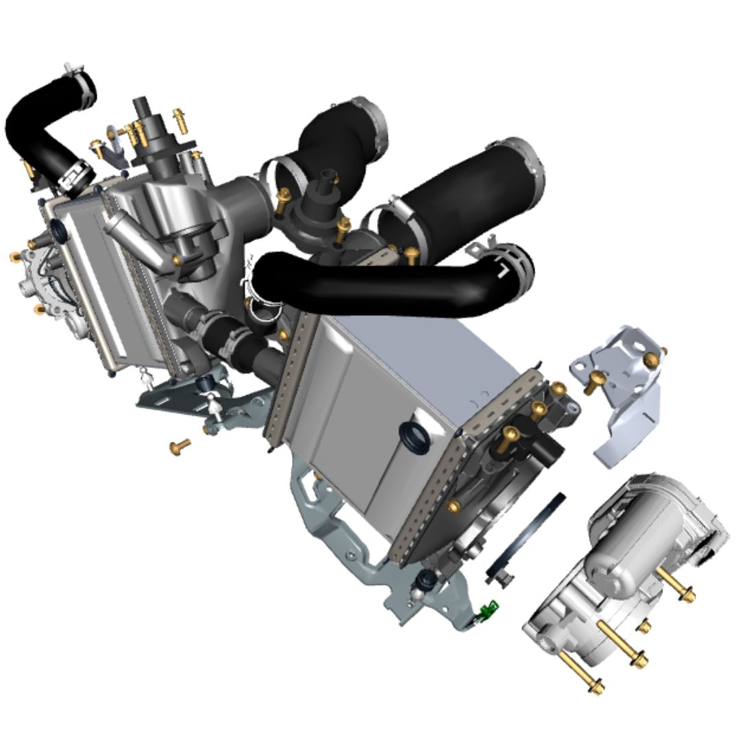 DB11 V8 Engine Charge Cooler Parts