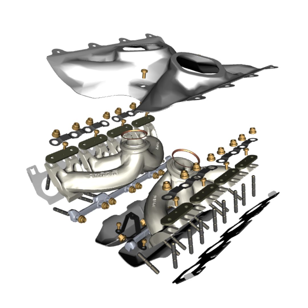 DB11 V8 Engine Exhaust Manifold Parts