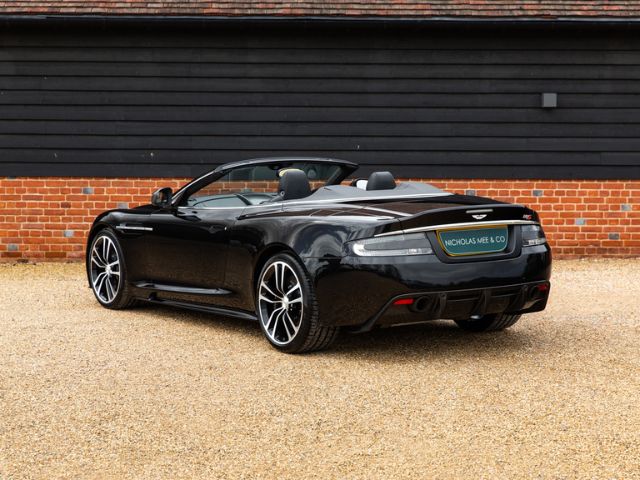 The Exterior of the DBS Ultimate is finished in AML Carbon Black