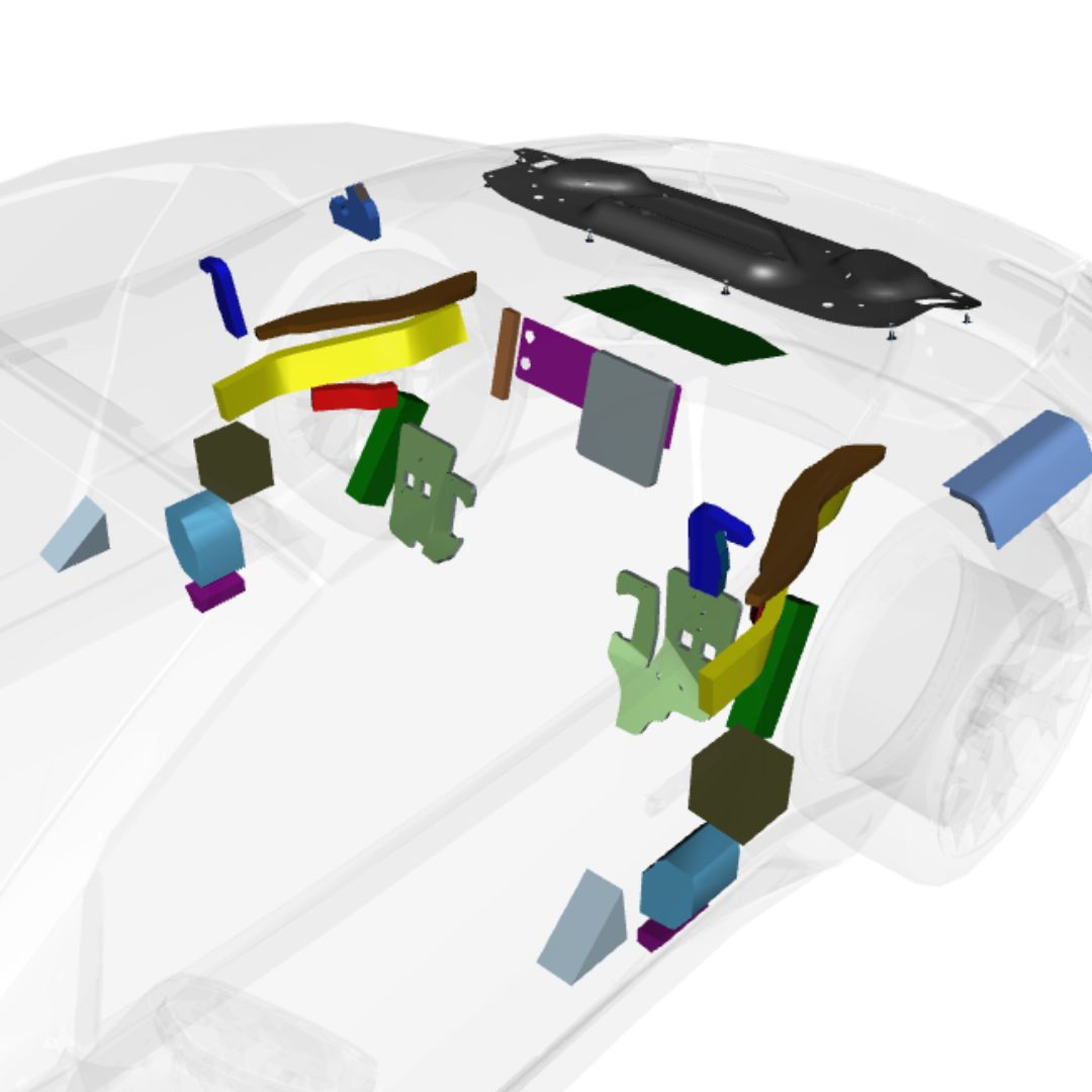DB11 Volante Rear Insulation Parts