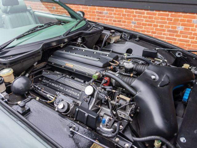 6.3 Litre engine in the Aston Martin Virage Volante car