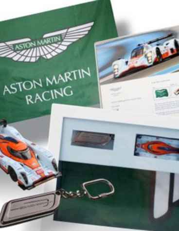 Aston Martin ロゴ入り収納ボックス Aston Martin Logo Handmade Wooden Box | Aston Store