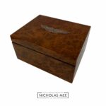 Aston Martin Logo Handmade Wooden Box | Aston Store